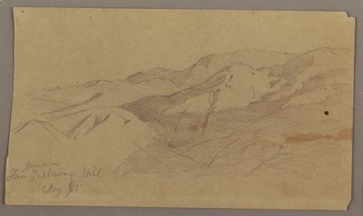 ゴールウェイ ヒル、ジャマイカからの眺め 作： Frederic Edwin Church