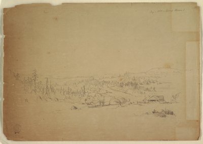 カナダのグランドマナン島から海への眺め 作： Frederic Edwin Church