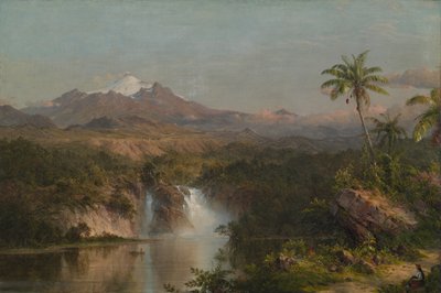 コトパクシの眺め 作： Frederic Edwin Church