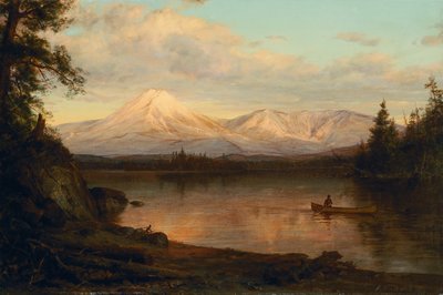カターディン山の眺め 作： Frederic Edwin Church