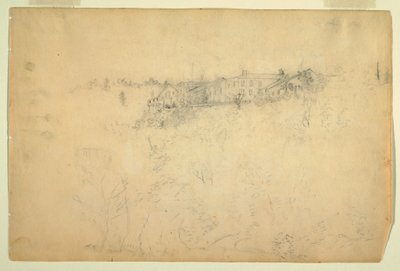 キャッツキルマウンテンハウスの眺め 作： Frederic Edwin Church