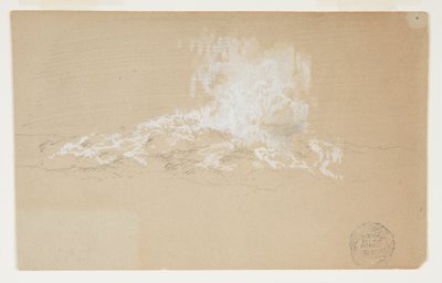 岩に打ち寄せる波 作： Frederic Edwin Church