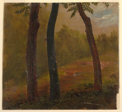 ウッドランド シーン、ジャマイカ 作： Frederic Edwin Church