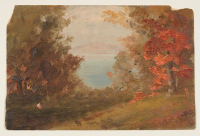 秋の森の風景 作： Frederic Edwin Church