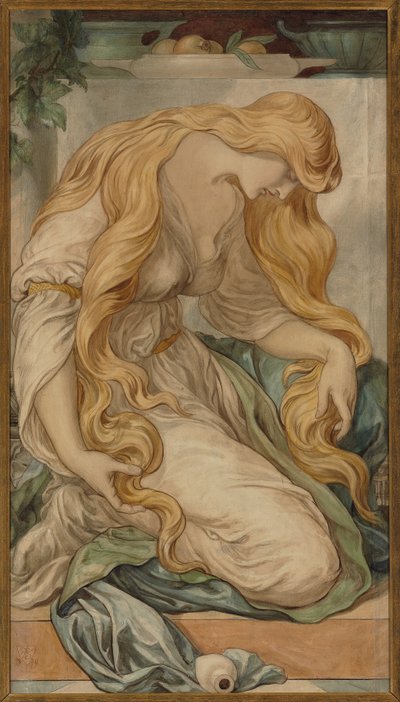 メアリーマグダレン、1879年 作： Frederic James Shields