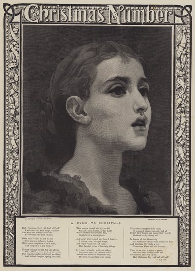 クリスマスへの賛美歌 作： Frederic Leighton