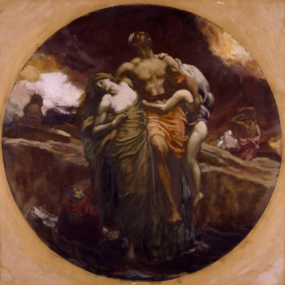 そして海はその中にいた死者をあきらめた 作： Frederic Leighton