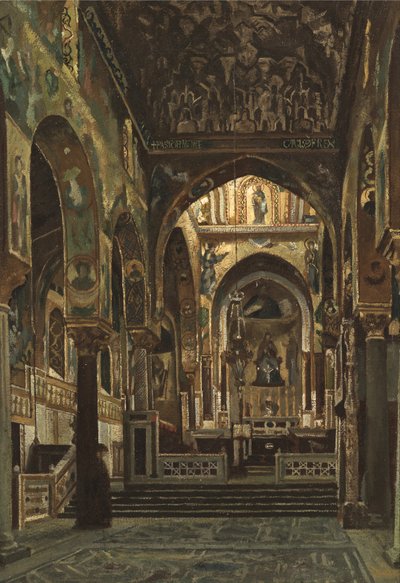 パラティーノ礼拝堂、パレルモ 作： Frederic Leighton