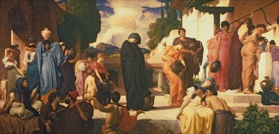 捕らわれのアンドロマケー 1888年頃 油彩・カンヴァス (226710 & 250633参照) 作： Frederic Leighton