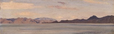 ロードス島から見た小アジア沿岸 作： Frederic Leighton