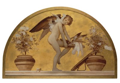 キューピッドと鳩 作： Frederic Leighton