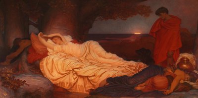 サイモンとイフィゲニア、1884 作： Frederic Leighton