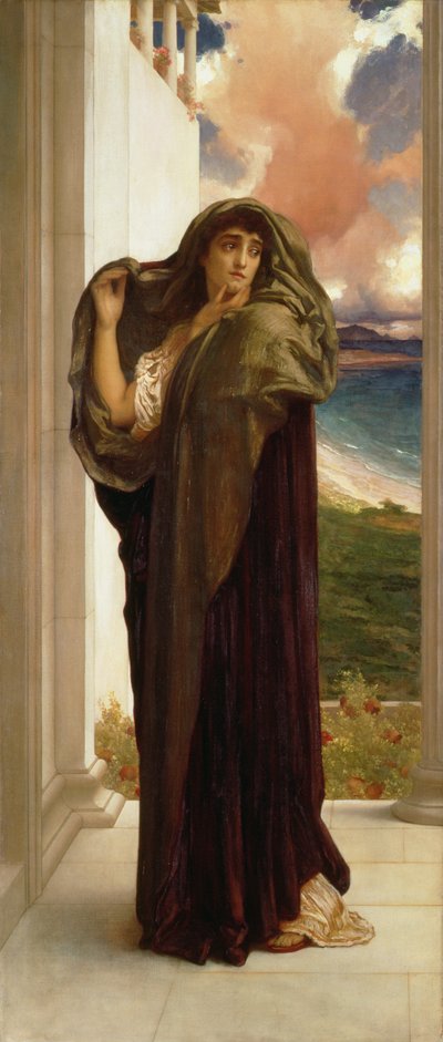 別れ（キャンバスに油彩） 作： Frederic Leighton