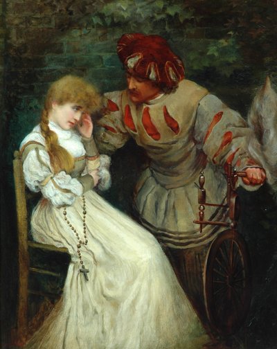 ファウストとマルグリット、1855-93 作： Frederic Leighton