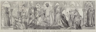 リンドハースト教会、ハンプシャーのフレスコ画 作： Frederic Leighton
