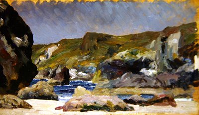 Kynance Cove（油彩・パネル） 作： Frederic Leighton