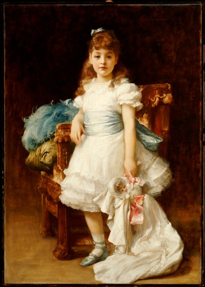 レディシビルプリムローズ 作： Frederic Leighton