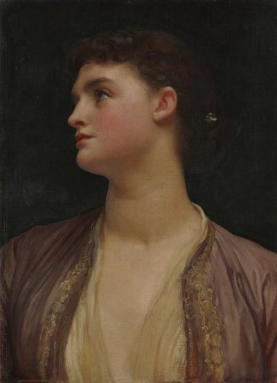 ルチア、おそらく1870年代後半。 作： Frederic Leighton