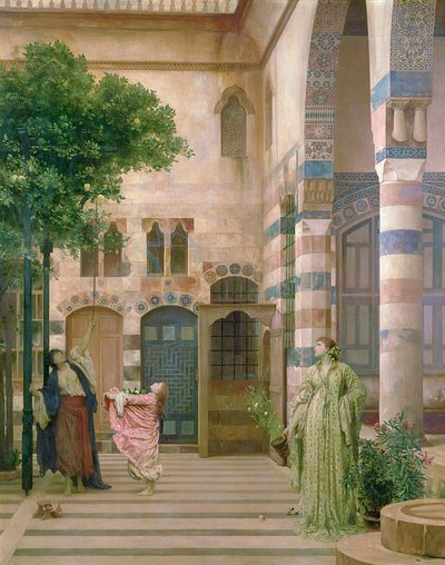 旧ダマスカス、ユダヤ人地区または集会のレモン、1873-74年頃 作： Frederic Leighton