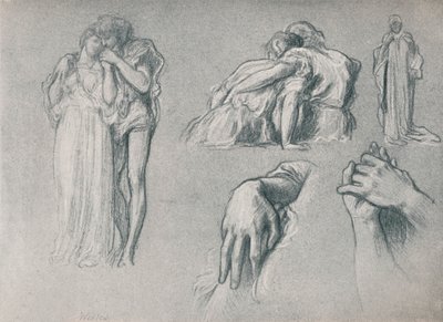 結婚の研究、1882年、1897年 作： Frederic Leighton