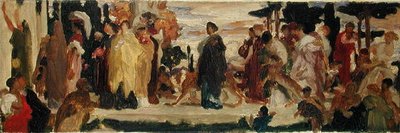 シラクサンの花嫁」の習作（油彩・キャンバス） 作： Frederic Leighton