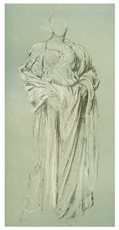 ダフネフォリアの研究、c1880-1882 作： Frederic Leighton