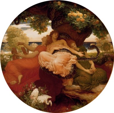 ヘスペリデスの庭園、1892年頃 作： Frederic Leighton