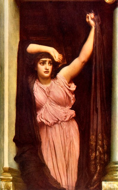 「英雄の最後の時計」、1887 年、c1915。 作： Frederic Leighton