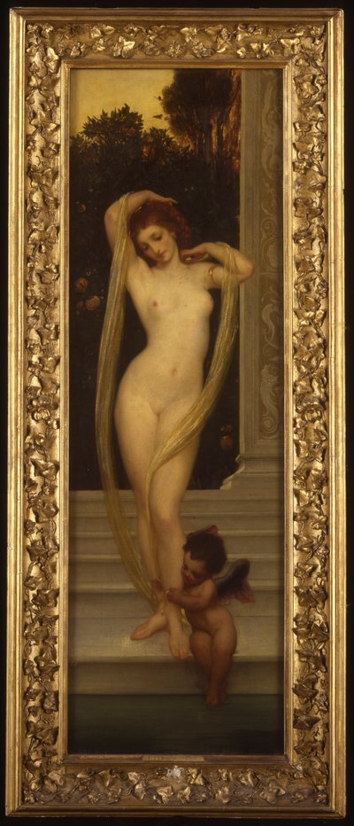 金星とキューピッド 作： Frederic Leighton