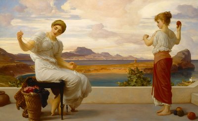 かせの巻上げ、1878年頃 作： Frederic Leighton