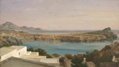 リンドス、ロードス、1860～1870年頃 作： Frederic Leighton 1st Baron Leighton