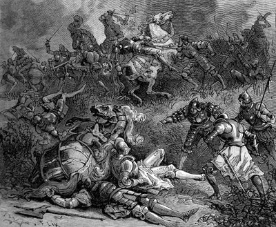 1524年10月28日、1882年から1884年まで、イタリアのパヴィアを包囲したフランスのフランシス1世。 作： Frederic Lix