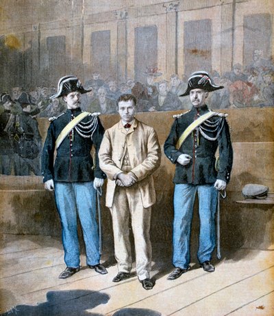 イタリアのアナキストであり暗殺者であるサンテジェロニモカセリオの裁判、1894年 作： Frederic Lix