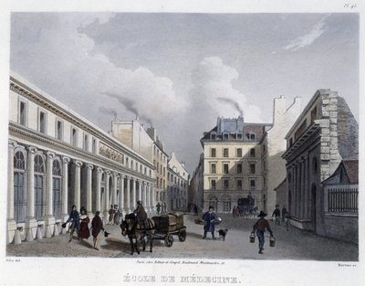 医学部-マルタンスの「1832年のパリ」にて 作： Frederic Martens