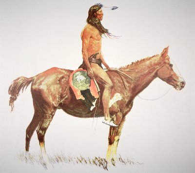 シャイアン・ブレイブへ 作： Frederic Remington