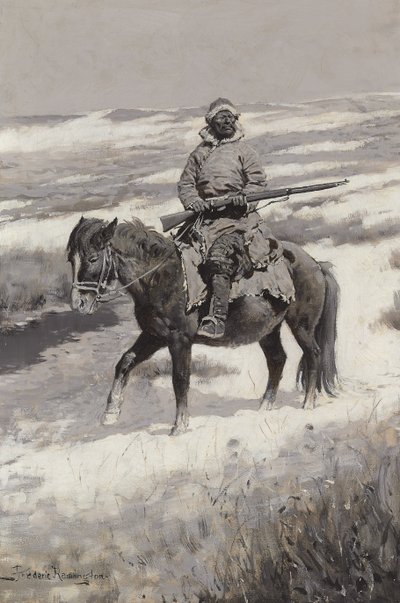 満州の盗賊、1904年頃 作： Frederic Remington