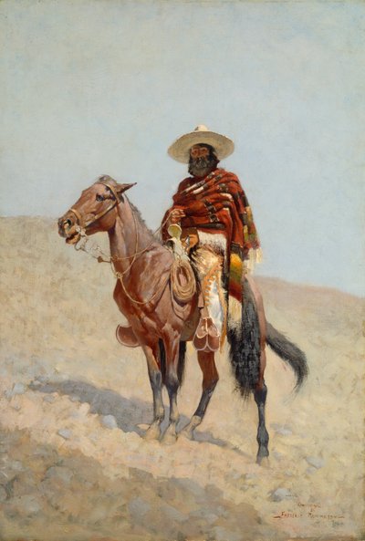 メキシコのバケロ 作： Frederic Remington