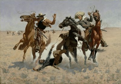 同志を助ける（過去のすべての手術）1889-90（キャンバスに油彩） 作： Frederic Remington
