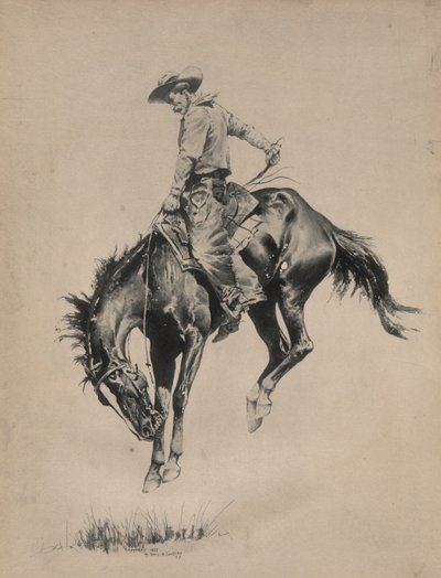 ブロンコバスター 作： Frederic Remington