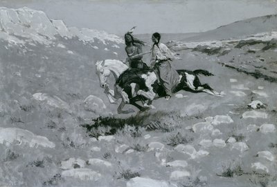 最速の馬の儀式、1900年頃 作： Frederic Remington