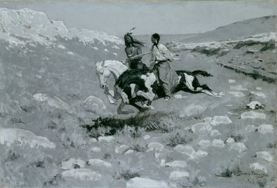 最速の馬の儀式、c。 1900年。 作： Frederic Remington