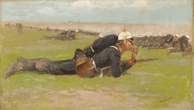 プロイセン歩兵用フィールドドリル 作： Frederic Remington