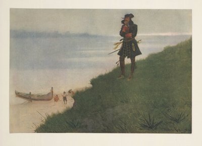 Colliers WeeklyのLa Salle、パブ。 1906 作： Frederic Remington