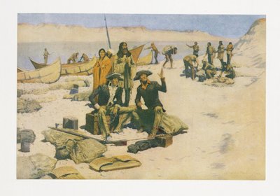 パブ、コリアーズ誌のルイスとクラーク。 1906 作： Frederic Remington