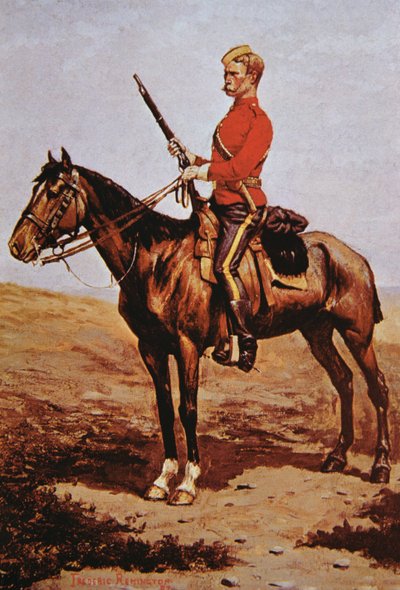 カナダ北西部騎馬警察（North-West Mounted Police of Canada 作： Frederic Remington