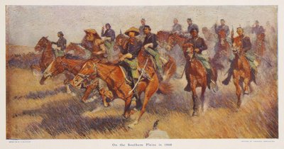1860年の南部平原、1909年発行 作： Frederic Remington