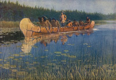 ピエール・エスプリ・ラディソン。 フレデリック・レミントン。 作： Frederic Remington