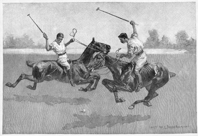 ポロ選手 作： Frederic Remington