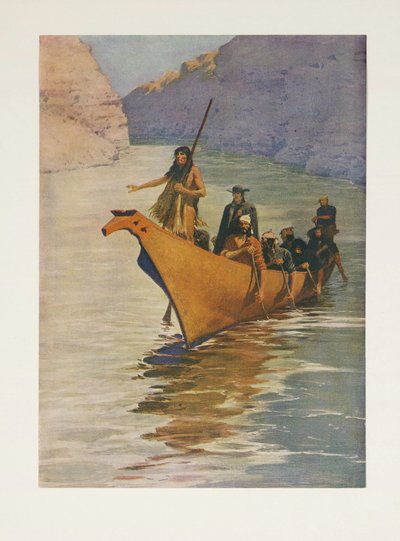 Colliers Weeklyのパブ、アレクサンダーマッケンジー卿（1764-1820）。 1906 作： Frederic Remington