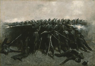 歩兵広場 作： フレデリック・レミントン
